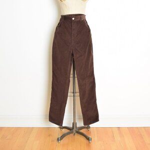 vintage 70s LEE corduroy pants brown high waist rise trousers L 31x29.5 16P